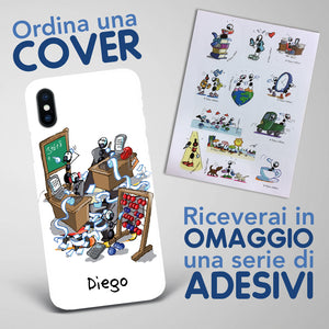 Cover artistica per Smartphone Personalizzata Matematico/a