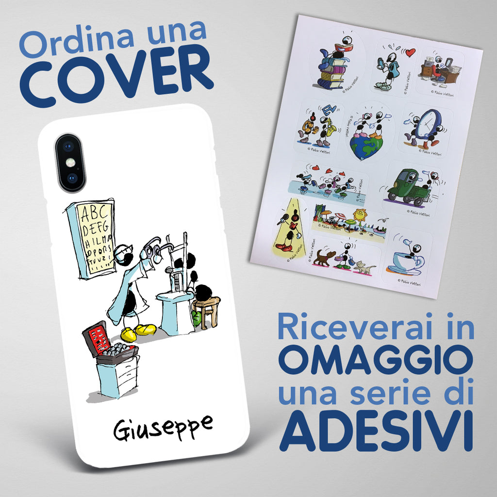 Cover artistica per Smartphone Personalizzata Ottico (Maschio)