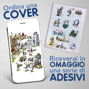 Artistic cover for Smartphone subject "Kitchen" model with "Book" opening