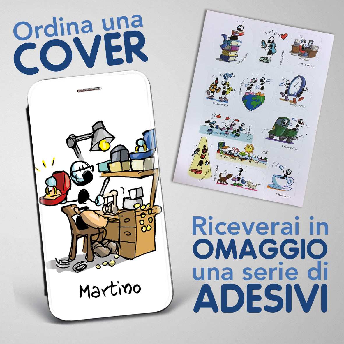 Customized artistic cover for Smartphone subject "Goldsmith" model with "Book" opening