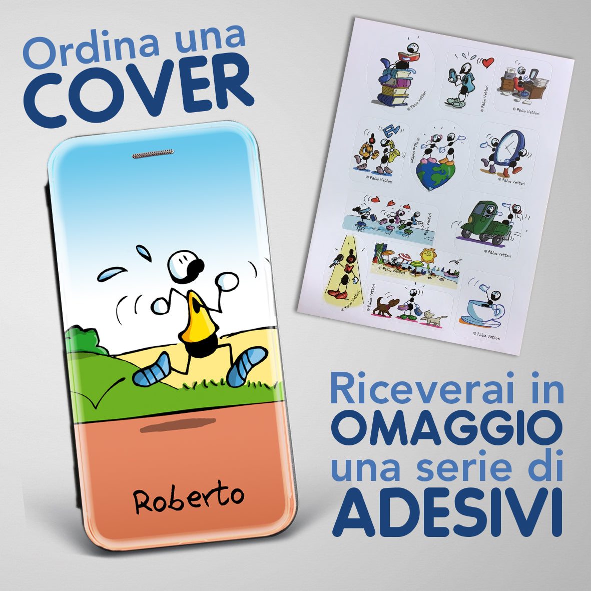 Customized artistic cover for Smartphone subject "Runner" model with "Book" opening