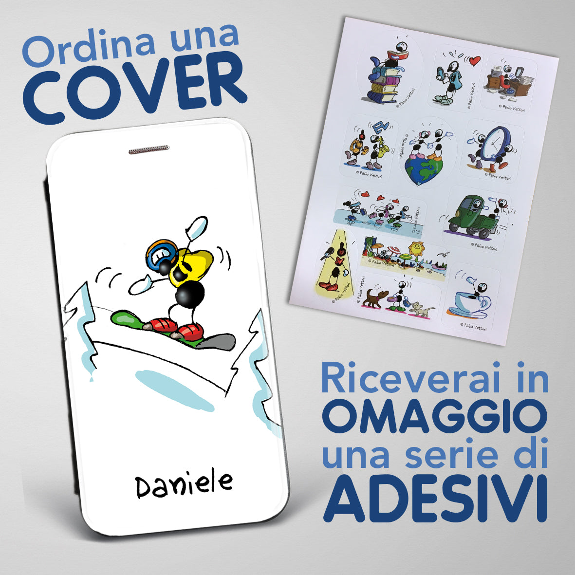 Customized artistic cover for Smartphone subject "Snowboard" model with "Book" opening
