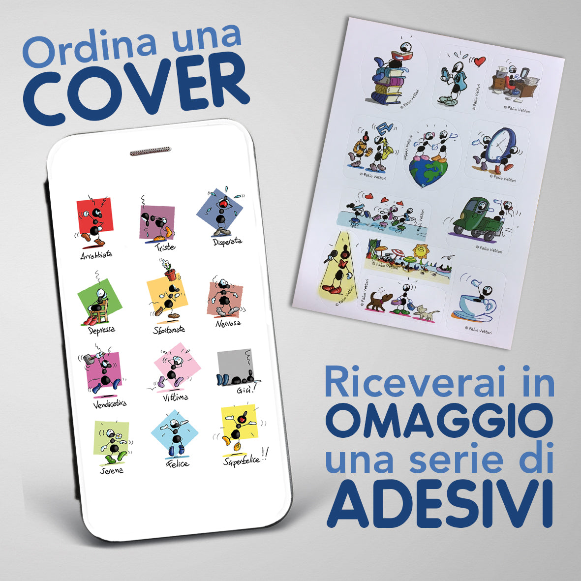 Artistic cover for Smartphone subject "Moods" model with "Book" opening