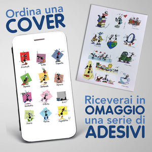 Artistic cover for Smartphone subject "Moods" model with "Book" opening
