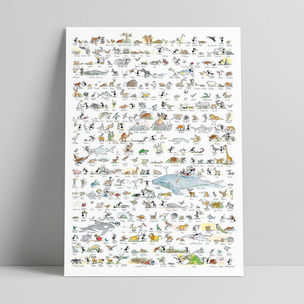 Poster "Animali" 50x70cm