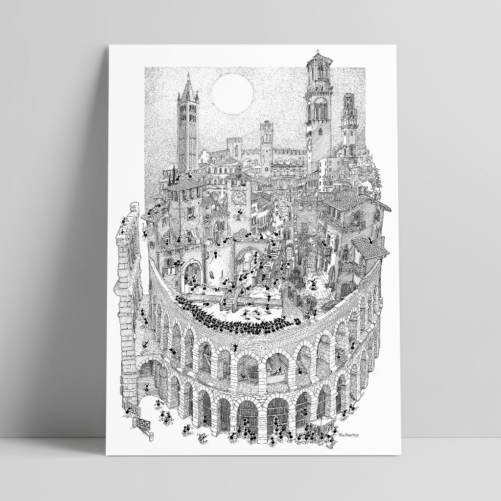 Poster "Arena di Verona" 50x70cm