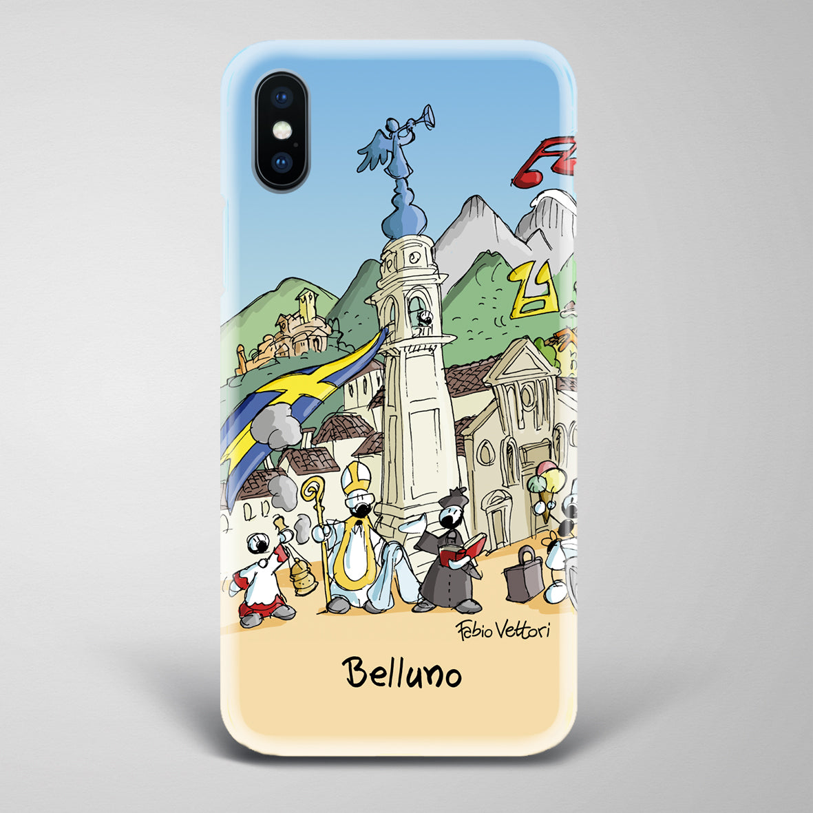 Artistic cover for Smartphone subject "Belluno"