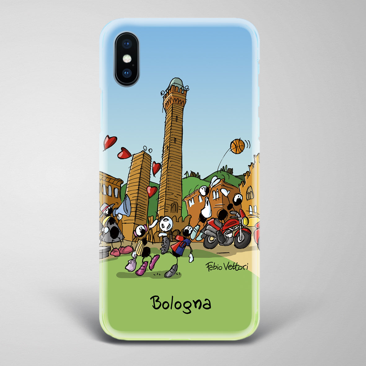 Artistic cover for Smartphone subject "Bologna"