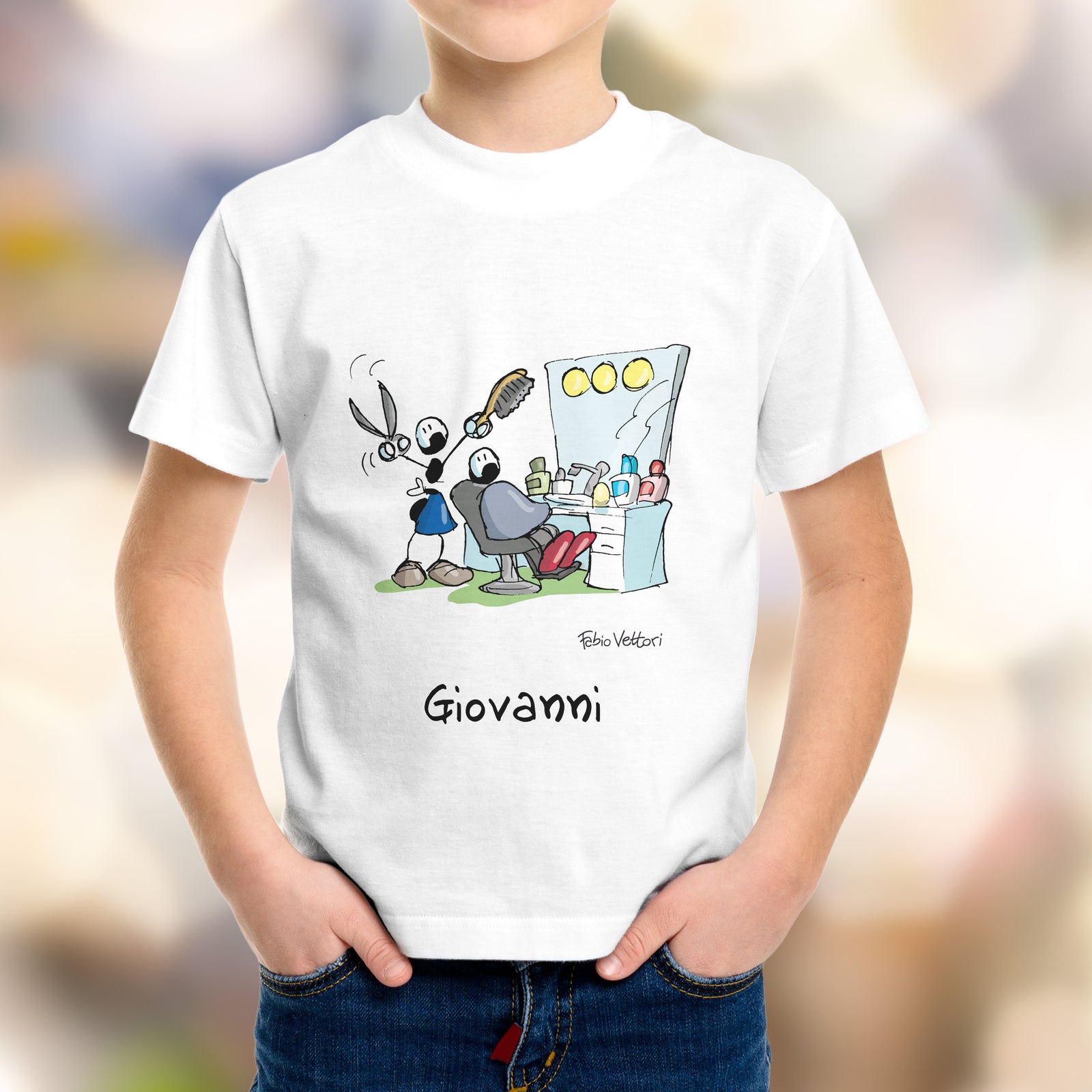 Personalized "Barber" T-Shirt