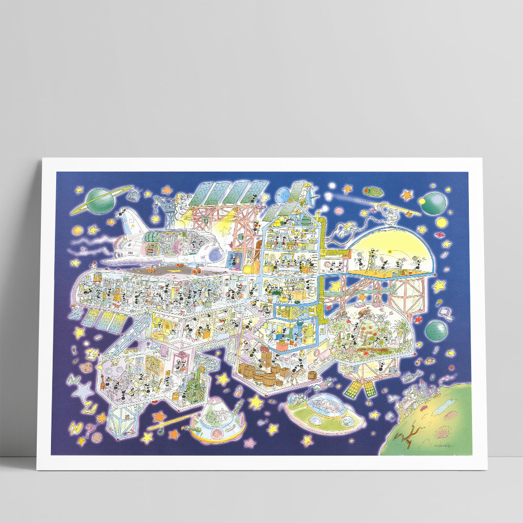 Poster "Base spaziale" 50x70cm