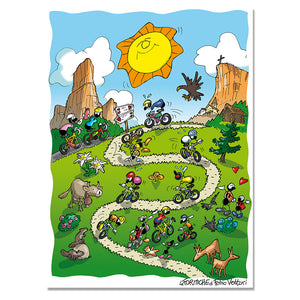 Puzzle bambino 96 pz. "Mountain Bike"