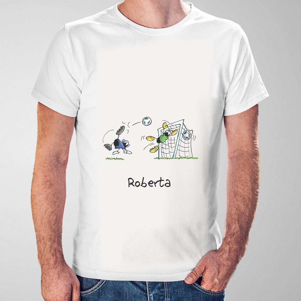 T-Shirt Personalizzata "Calcio (Femmina)"