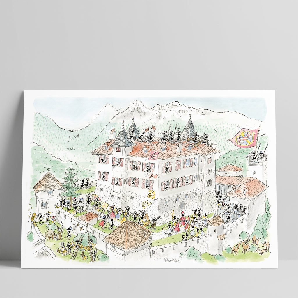 Poster "Castle Thun" 35x50cm