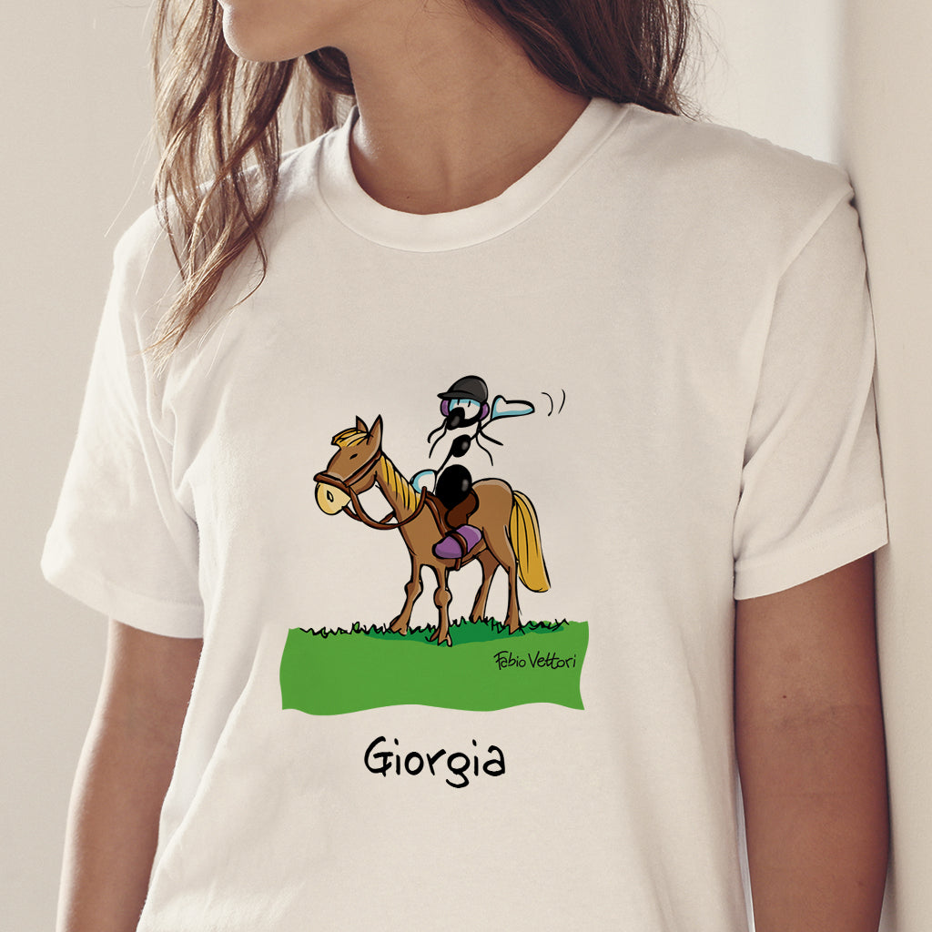 T-Shirt Personalizzata "Cavallo (Femmina)"