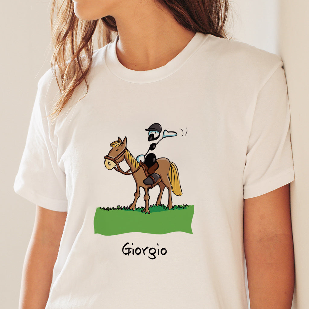 T-Shirt Personalizzata "Cavallo (Maschio)"