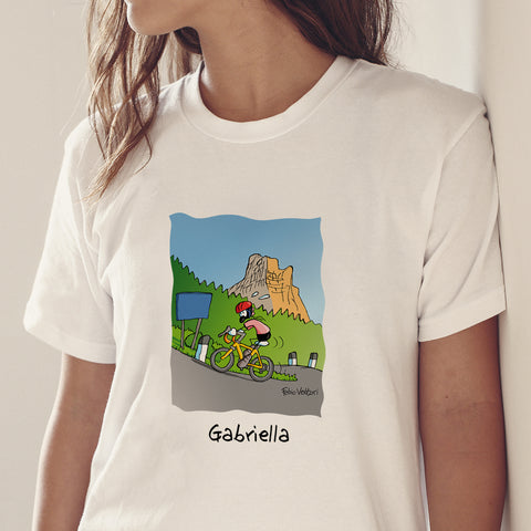 T-Shirt Personalizzata "Ciclista (Femmina)"