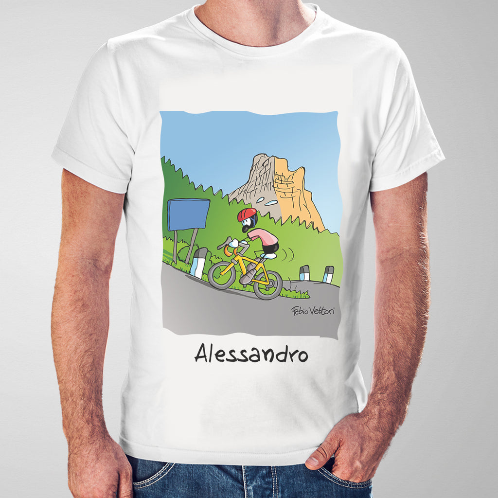 T-Shirt Personalizzata "Ciclista (Maschio)"