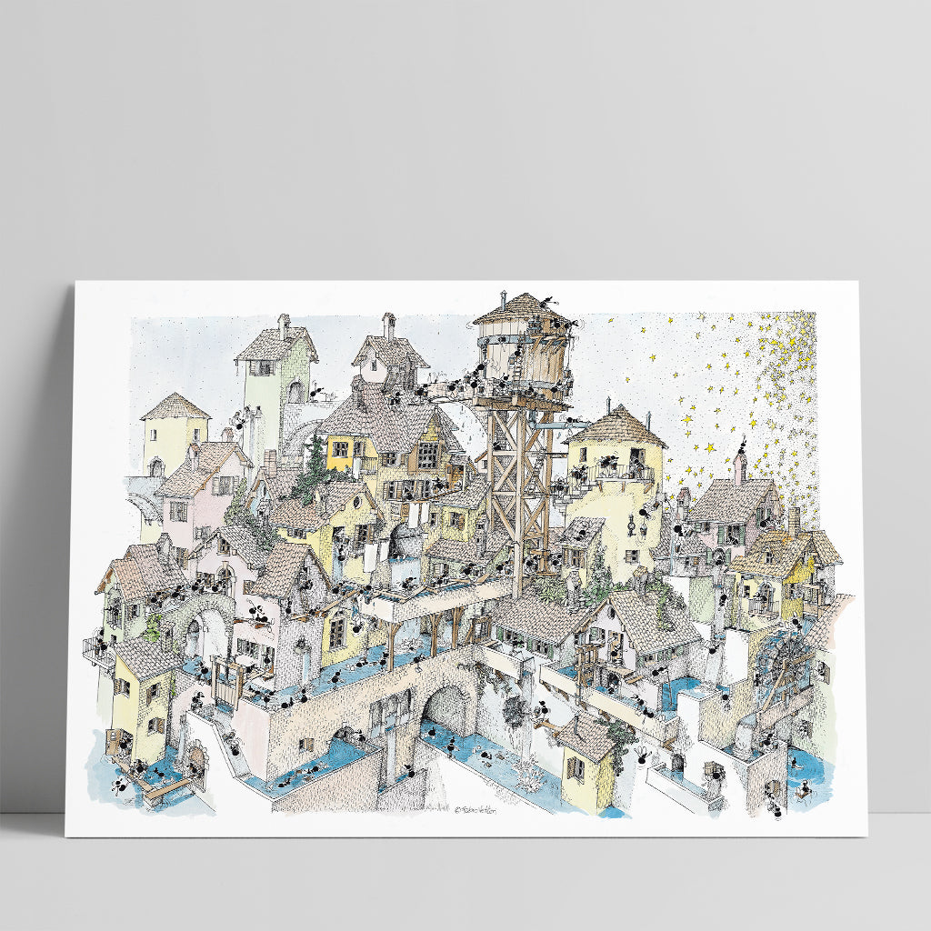 Poster "Città dell'acqua" 50x70cm