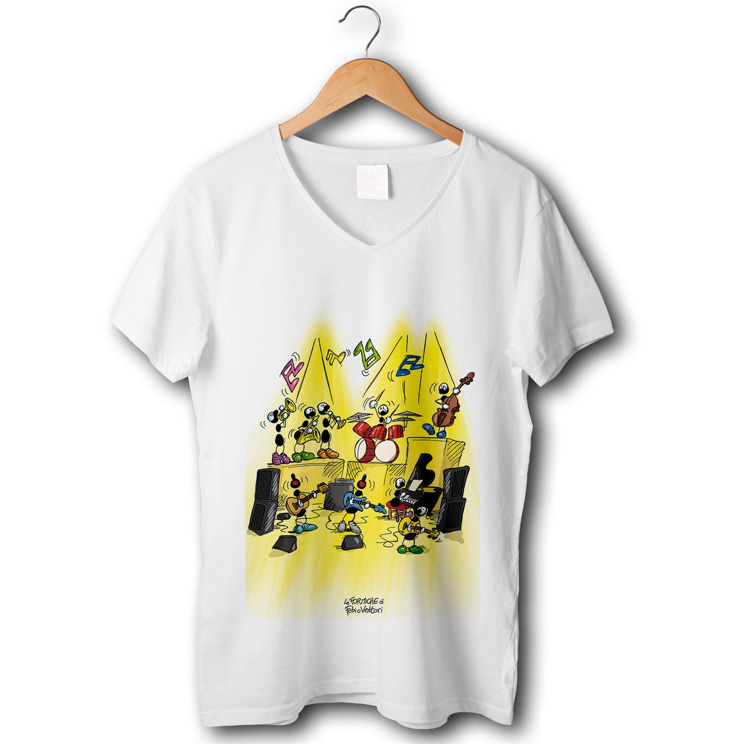 Stretch women's T-shirt "Concert"