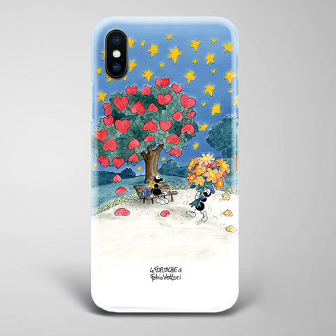 Cover artistica per Smartphone soggetto "Albero innamorati"