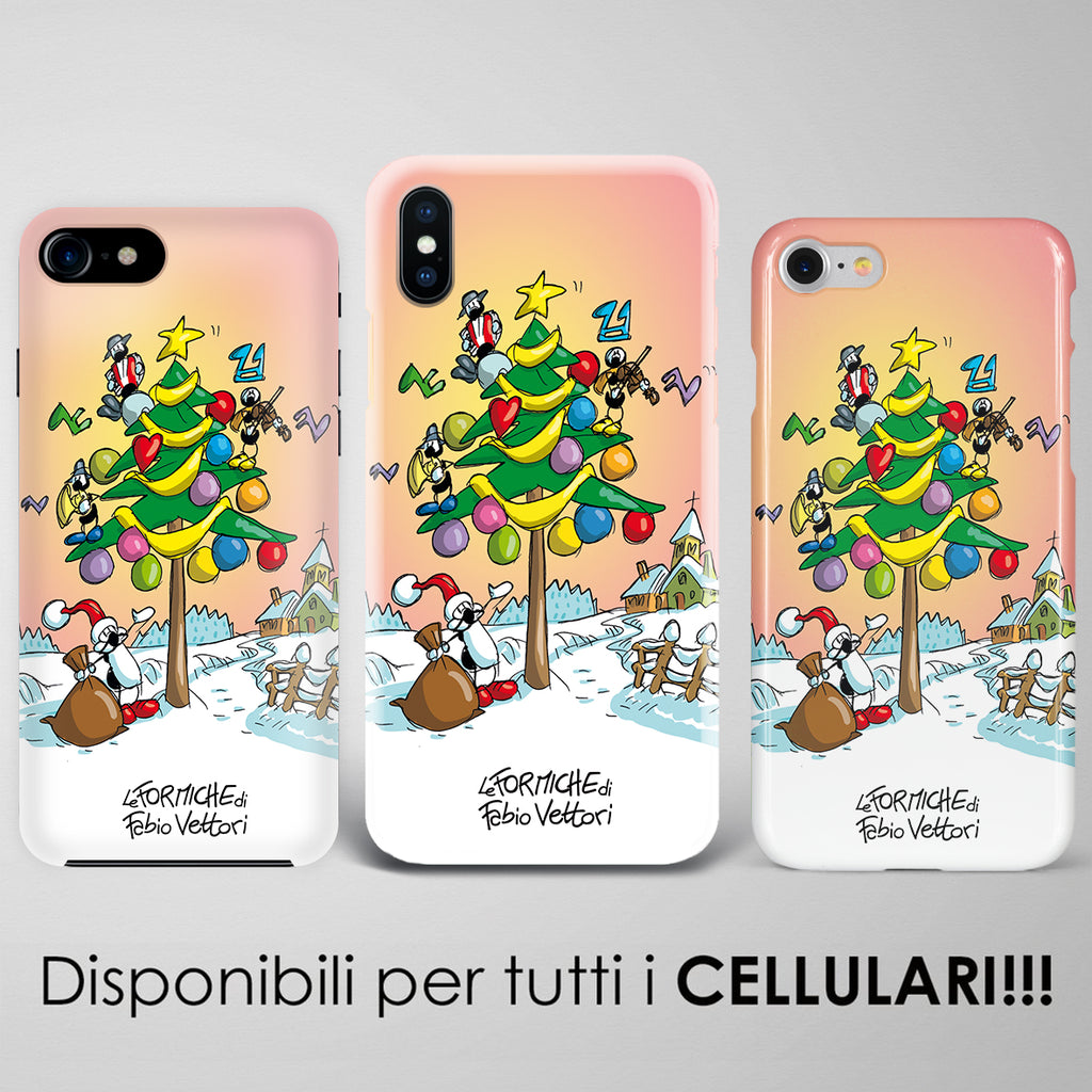 Cover artistica per Smartphone soggetto "Albero di Natale"