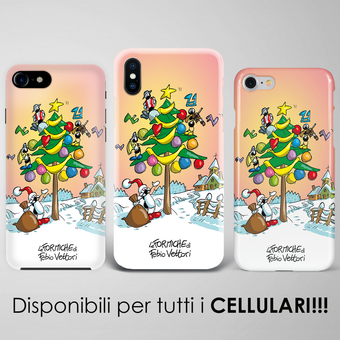 Artistic cover for Smartphone subject "Christmas tree"