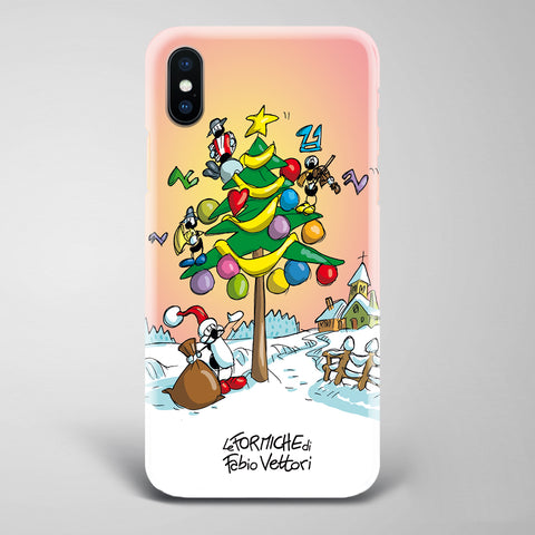 Cover artistica per Smartphone soggetto "Albero di Natale"