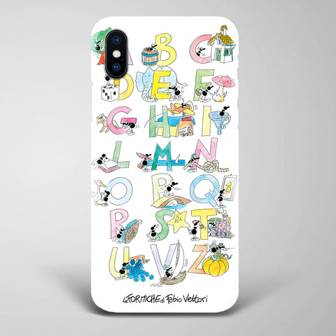 Cover artistica per Smartphone soggetto "Alfabeto"