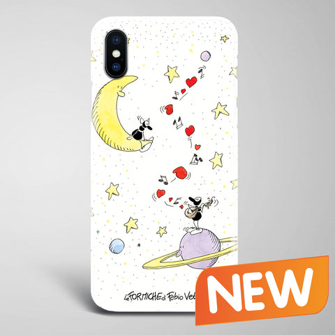 Cover artistica per Smartphone soggetto "Amore spaziale"