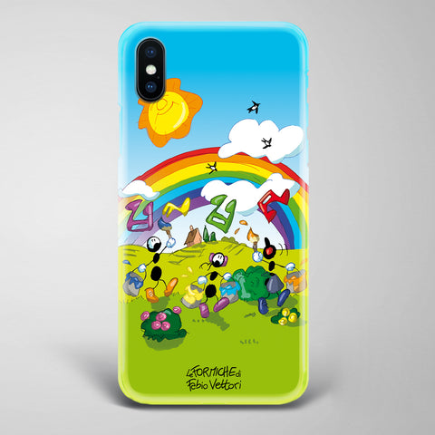 Cover artistica per Smartphone soggetto "Arcobaleno"