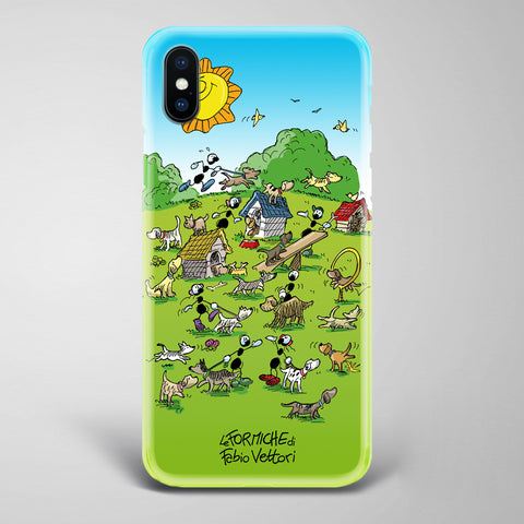 Cover artistica per Smartphone soggetto "Cani"
