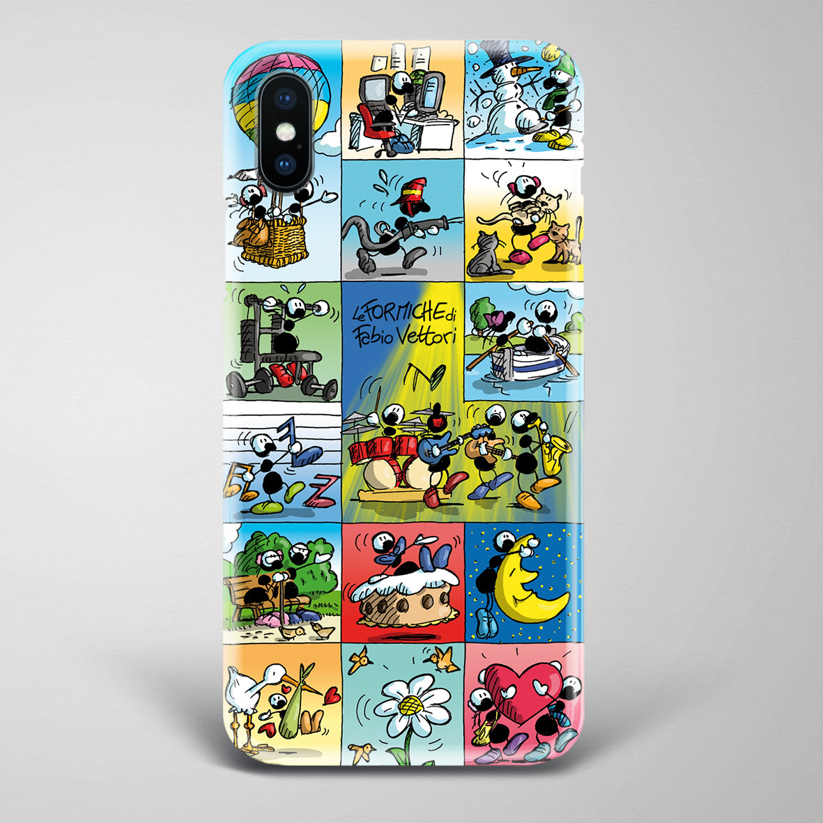 Artistic cover for Smartphone subject "Blue fun"