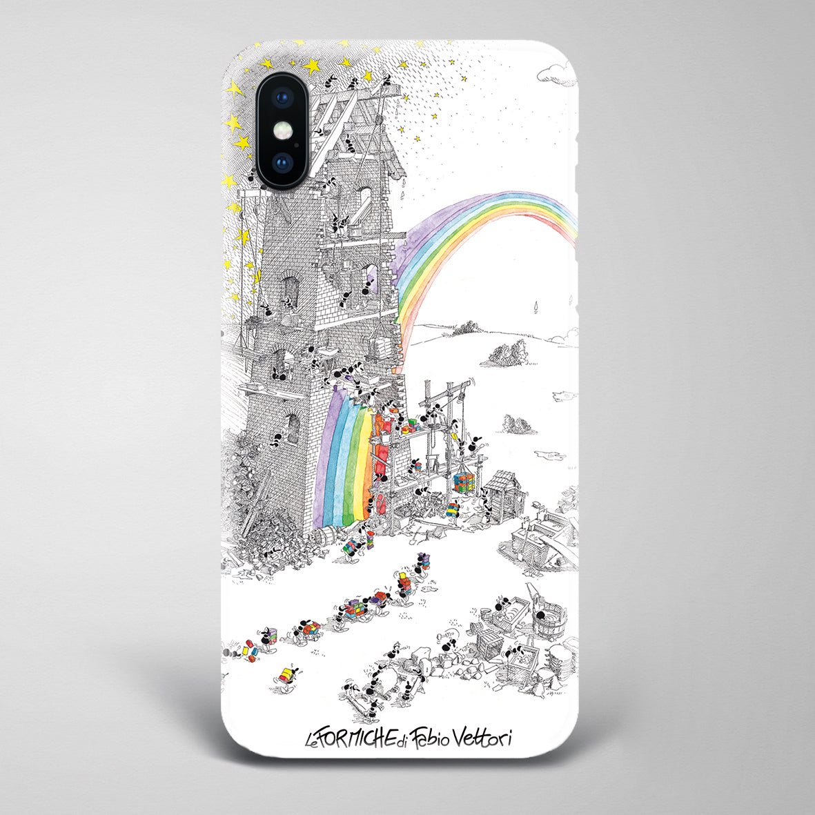 Artistic cover for Smartphone subject "Factory of the Rainbow"