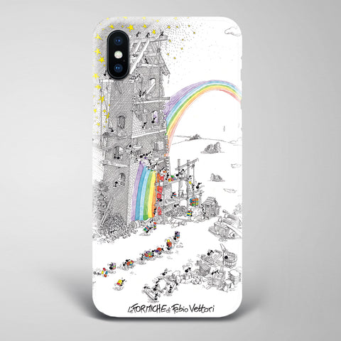 Cover artistica per Smartphone soggetto "Fabbrica dell'Arcobaleno"