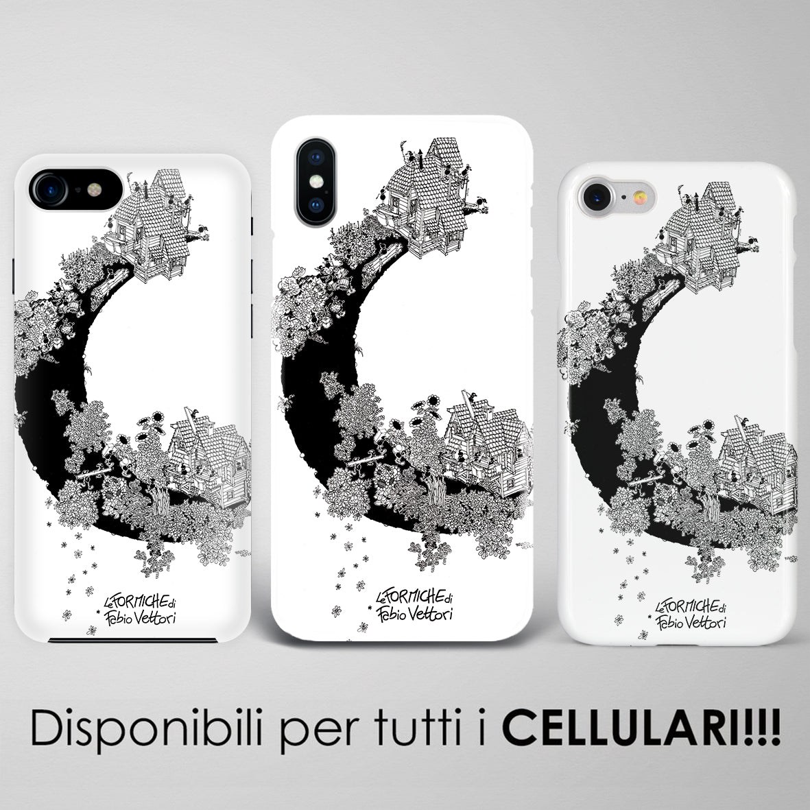 Artistic cover for Smartphone subject "Black Moon"