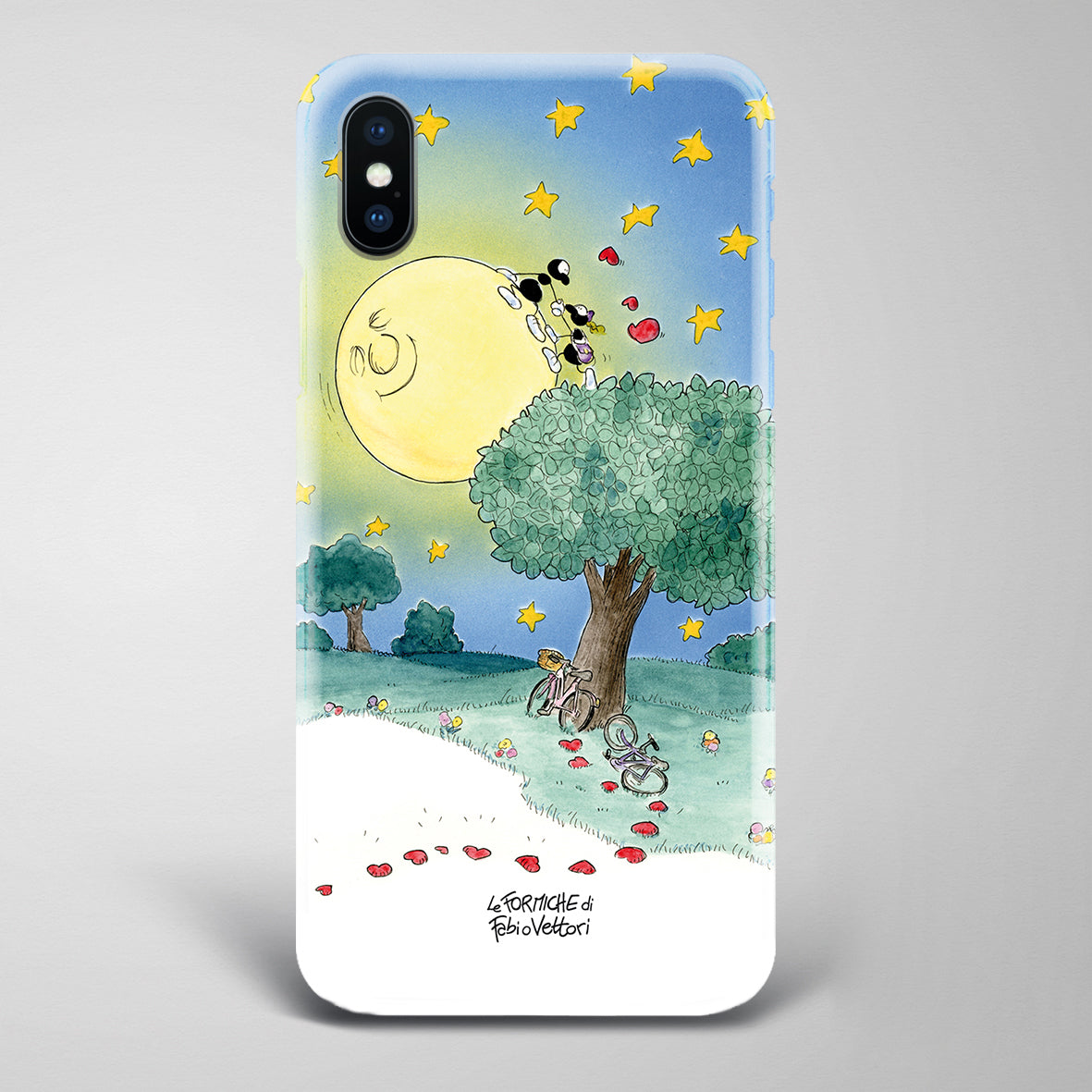Berkin Arts Custodia IPhone 12 Con Protezione Schermo – Design Wassily Kandinsky “Cerchi Colorati” – Silicone Antiurto