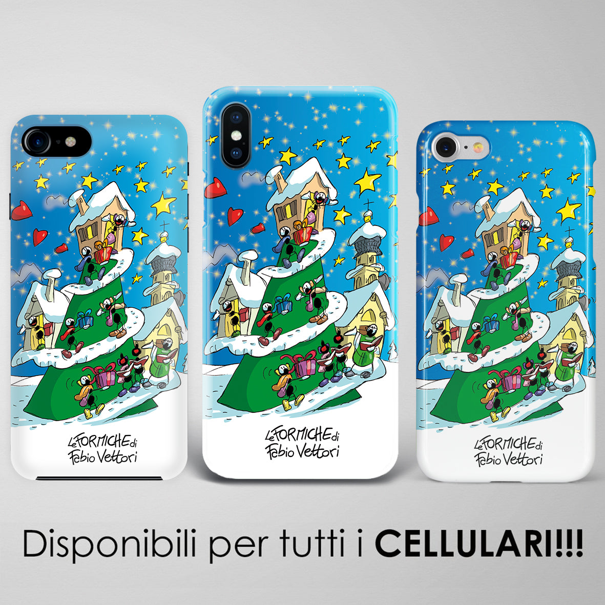 Artistic cover for Smartphone subject "Christmas"