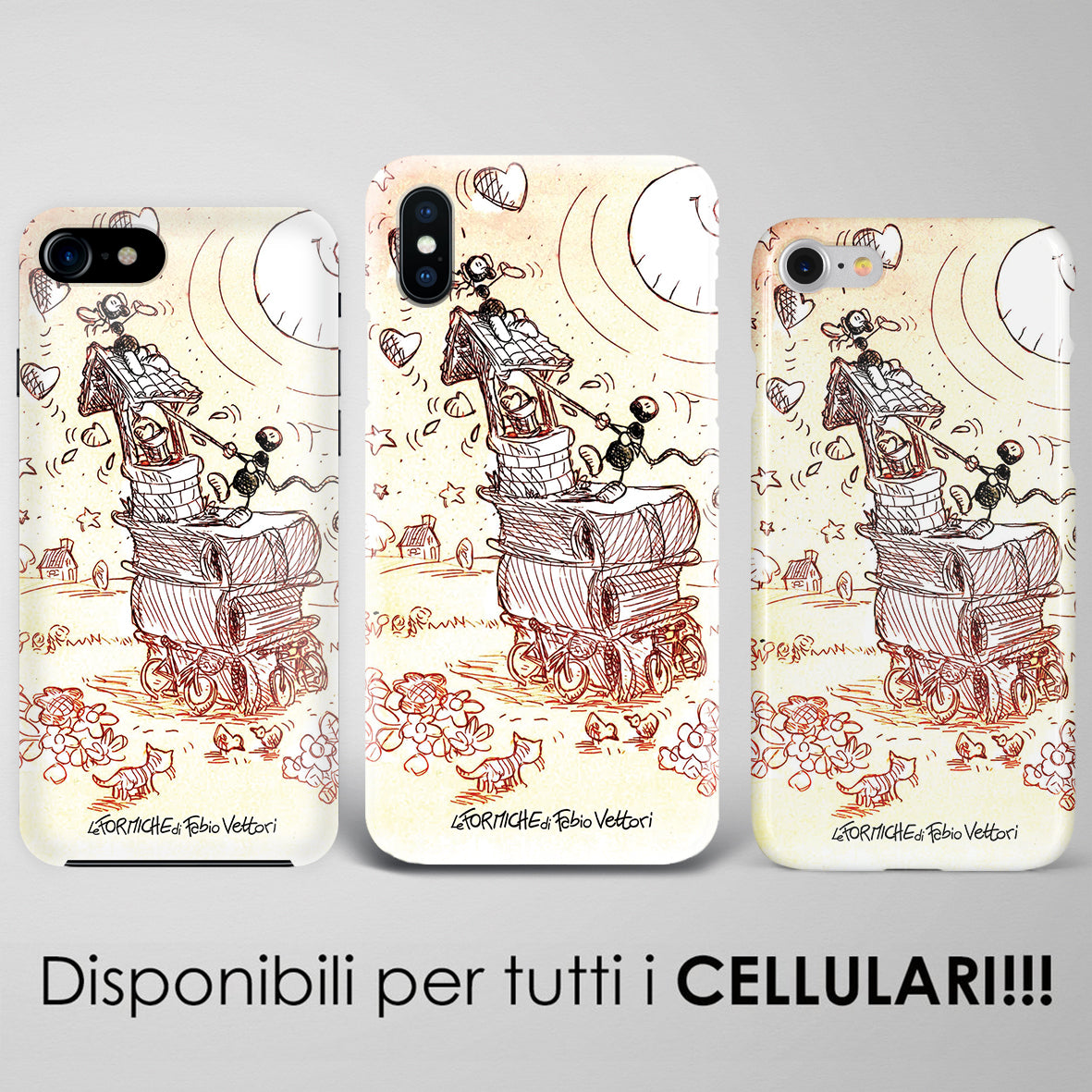 Artistic cover for Smartphone subject "In love"