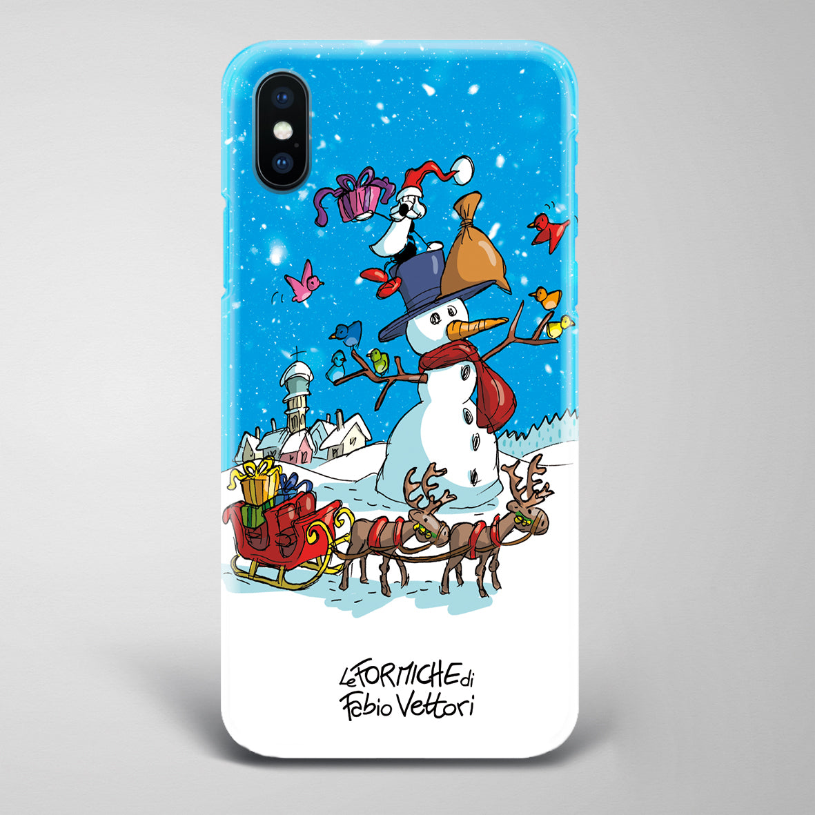 Artistic cover for Smartphone subject "Snowman"