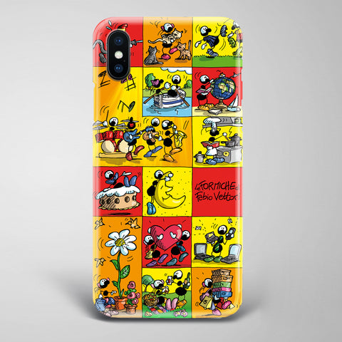 Cover artistica per Smartphone soggetto "Divertimento arancio"