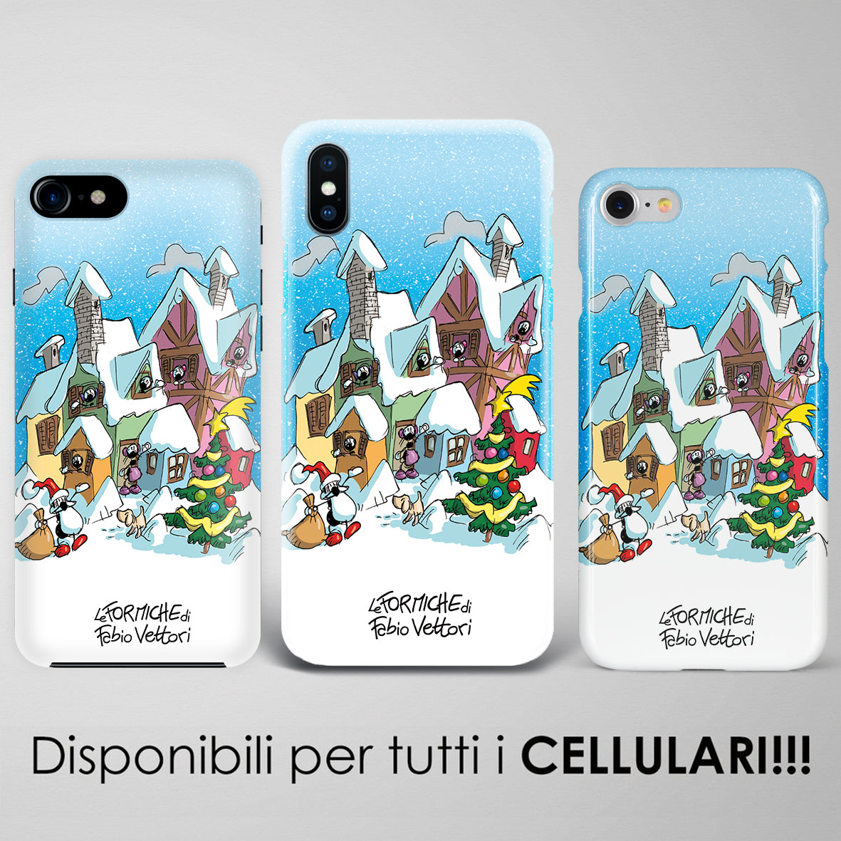 Artistic cover for Smartphone subject "Christmas Village"