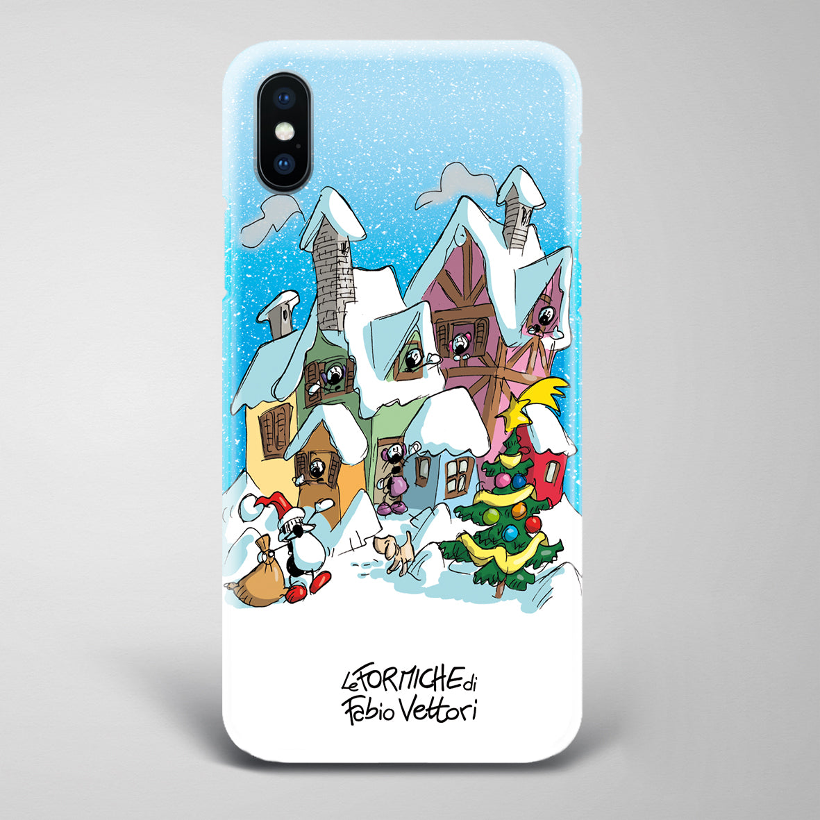 Artistic cover for Smartphone subject "Christmas Village"