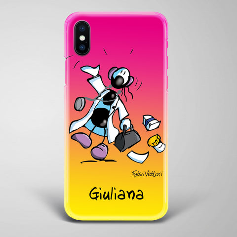 Cover artistica per Smartphone Personalizzata Dottoressa