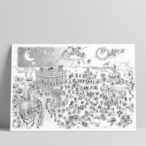 Poster "Heroes and Myths" 50x70cm