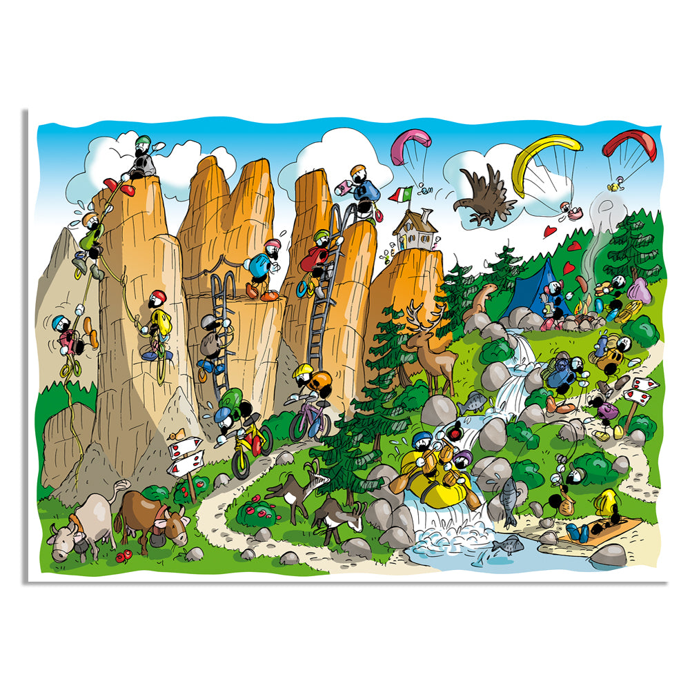 Puzzle bambino 96 pz. "Escursione"