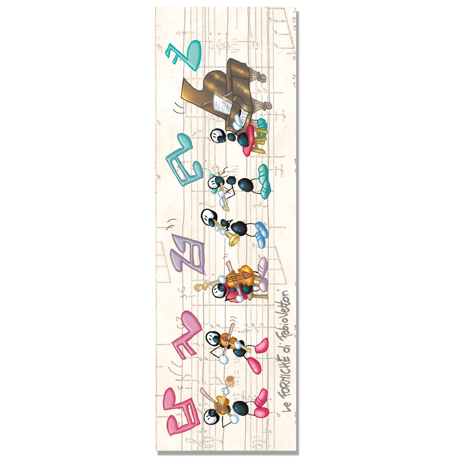 Paper bookmark FV01-06