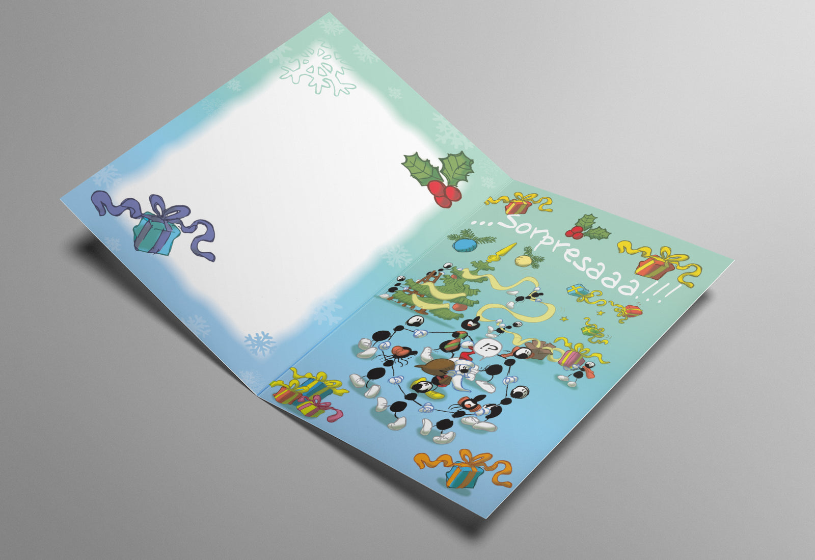 Christmas laminated card (FV05-08)