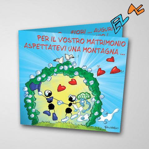 Biglietto musicale Matrimonio (FV07-11)