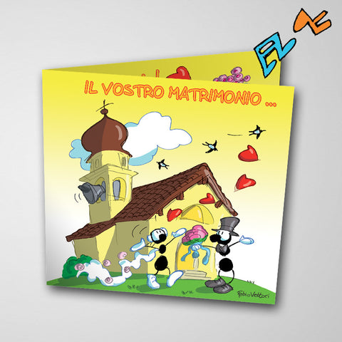 Biglietto musicale Matrimonio (FV07-12)