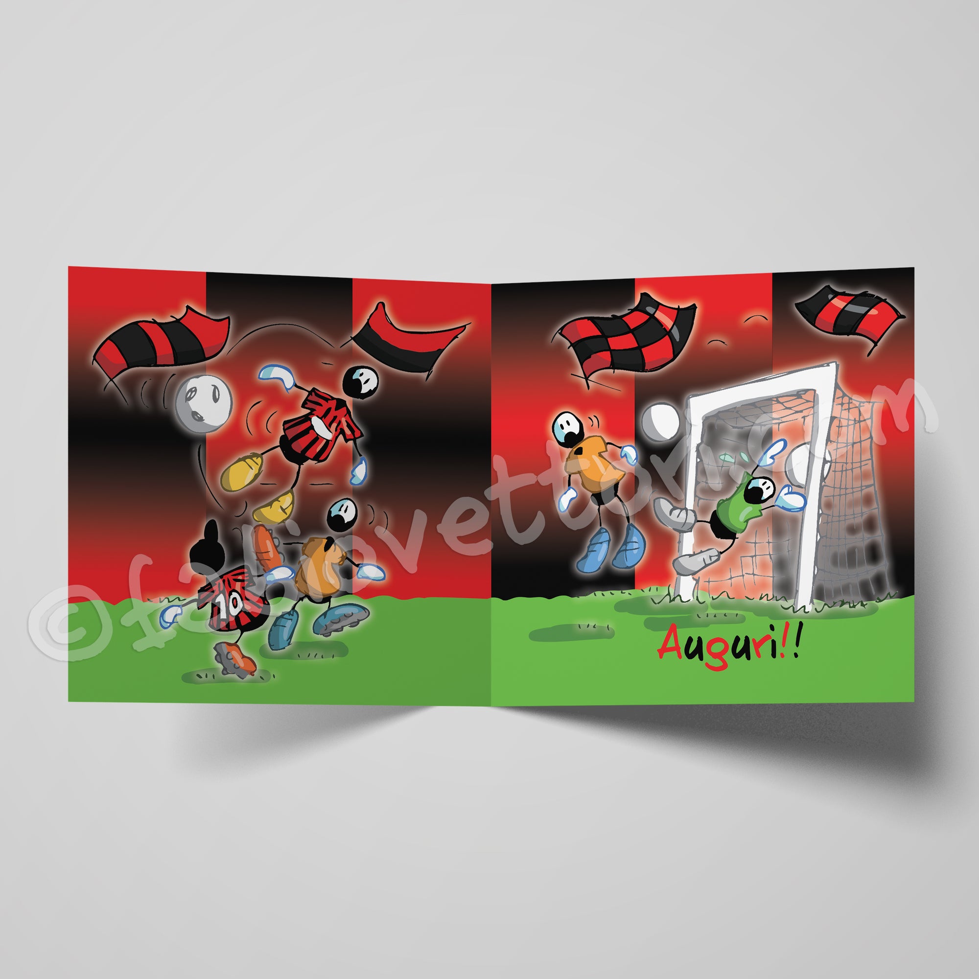 Biglietto musicale Rossonero (FV07-19)